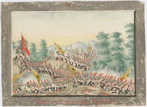 Het beleg van Varna op september 1828 door Unbekannt