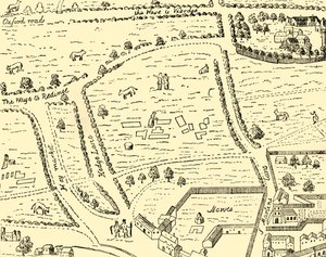 De Locatie van Leicester Square, 1881 door Unbekannt