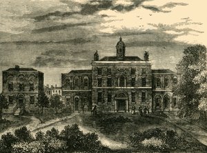 Het pokkenziekenhuis, Kings Cross, in 1800 door Unbekannt