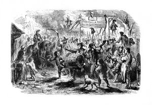 De stempelrellen van New York, ca. 1765, 1872