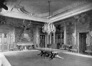 De Staat Eetkamer in het Witte Huis, Washington DC, VS, 1908