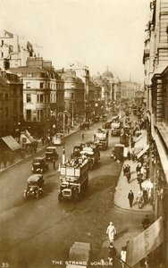 The Strand, Londen, 1929 door Unbekannt