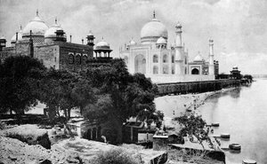 De Taj Mahal, Agra door Unbekannt