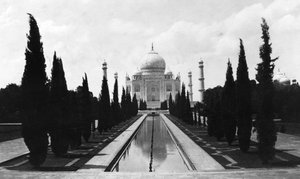 De Taj Mahal, Agra, India door Unbekannt