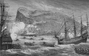 De inname van Gibraltar, augustus 1704