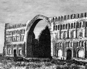 De Taq-i Kisra, Ctesiphon, Irak, 19e eeuw door Unbekannt