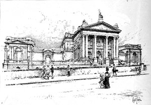 De Tate Gallery National Gallery of British Art, 1906 door Unbekannt