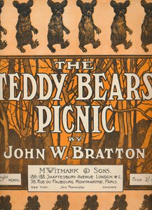 De Teddyberen Picknick, 1907 door Unbekannt