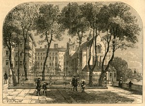 De Tempelfontein, van een Oude Prent, 1897 door Unbekannt