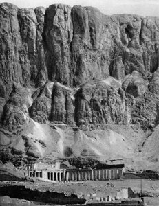 De tempel van Deir-El-Bahari, Egypte, 1936