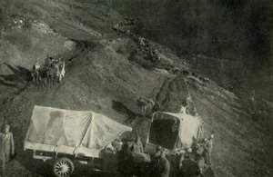 De Verschrikkelijke Terugtocht uit Servië, 1919 door Unbekannt