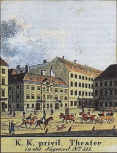 Het Theater an der Wien, Wenen, begin 19e eeuw