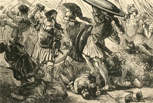 De Thebanen en Macedoniërs bij Chaeronea, 1890