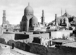 De graven van de Mamelukken, Caïro, Egypte, ca. jaren 1920