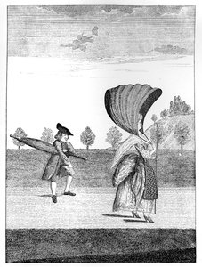 De Ton in Greenwich: A la festoon dans le park a Greenwich 1777 door Unbekannt