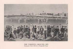 Het Toronto Cricket Ground, 1872 door Unbekannt