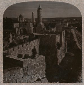 De Toren van David. Het oudste deel van de Citadel, ca. 1900