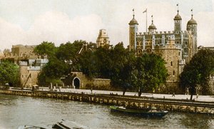 De Tower of London, begin 20e eeuw door Unbekannt