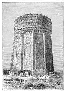 De toren van Meimandan, Perzië Iran door Unbekannt