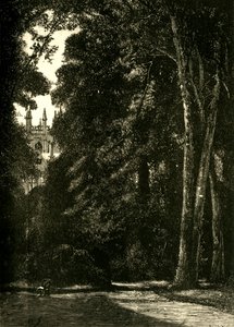 De Toren van Merton, vanuit de Tuin, 1898 door Unbekannt