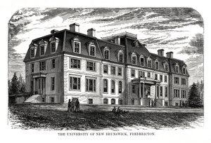 De Universiteit van New Brunswick, Fredericton, Canada door Unbekannt