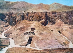 De Vallei der Koningen, Luxor, Egypte, 20e eeuw