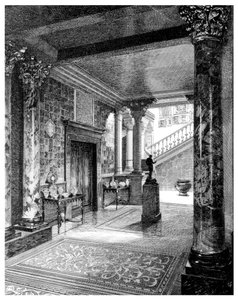 De Vestibule, ca. 1880-1882 door Unbekannt