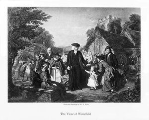 De dominee van Wakefield, ca. 1850