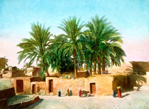 Het Dorp Karnak, Egypte door Unbekannt