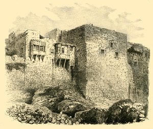 De muren van Jeruzalem, 1890 door Unbekannt