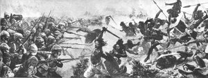 De Oorlog in de Soedan: Slag bij El Teb, 29 februari 1884 door Unbekannt