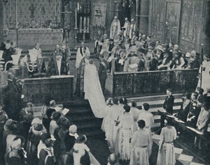 De bruiloft van onze koning en koningin, 1923, 1937 door Unbekannt