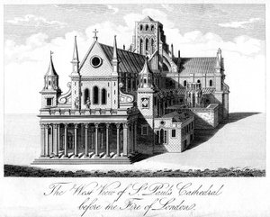 Het westelijke uitzicht van de St. Paul