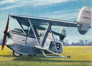 De Westland-Hill Pterodactyl, 1938 door Unbekannt