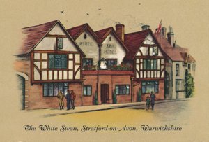 De Witte Zwaan, Stratford-on-Avon, Warwickshire, 1939 door Unbekannt