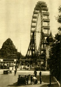 Het Wiener Riesenrad, Wenen, Oostenrijk, ca. 1935 door Unbekannt