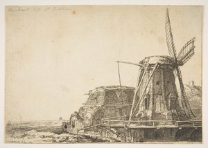 De Windmolen omgekeerde kopie door Unbekannt