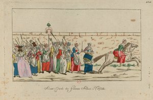 De Mars van de Vrouwen naar Versailles, 5 oktober 1789, 1789 door Unbekannt