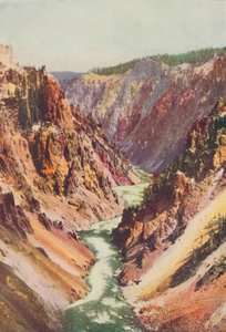De Yellowstone Rivier, 1916 door Unbekannt