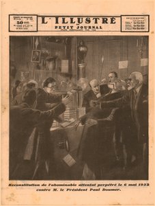 De moord op president Paul Doumer, 1932 door Unbekannt