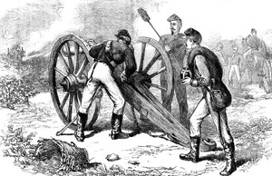 De slag bij Chancellorsville, Virginia, Amerikaanse Burgeroorlog, 1863 ca. 1880 door Unbekannt