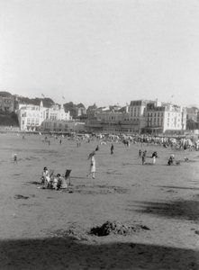 Het strand, Dinard, Bretagne door Unbekannt