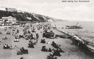 Het strand van Bournemouth, Dorset, ca. 1920s door Unbekannt