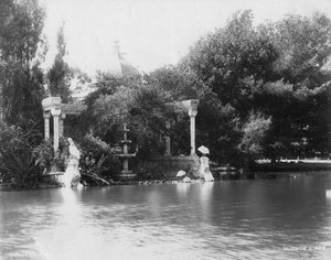 De botanische tuin in Palermo Park, Buenos Aires, Argentinië, 1927 door Unbekannt