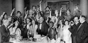 De cast van Een Midzomernachtsdroom, de Groene Kamer, Drury Lane Theater, Londen, 1926-1927 door Unbekannt