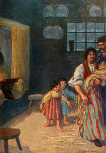 De kinderen volgen haar vrolijk, 1917
