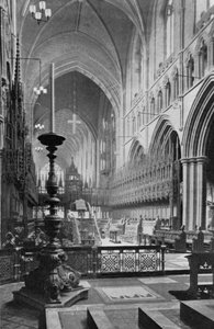 Het koor, Chester Kathedraal, Cheshire, 1924-1926