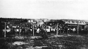 Het concentratiekamp op Frith Hill, Camberley, 1914, 1915 door Unbekannt