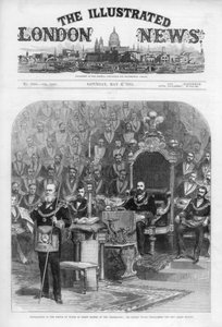 De omslag van The Illustrated London News door Unbekannt
