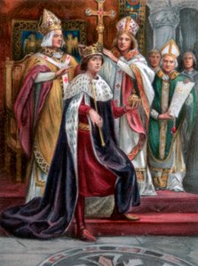 De kroning van Edward I, Westminster, 19 augustus 1274, 1902
